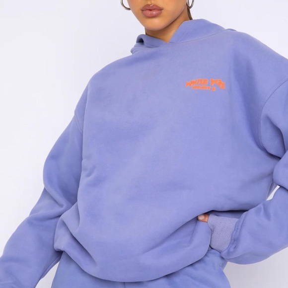 White Fox Project 5 Grape Hoodie women’s size Small NWT - Picture 2 of 5